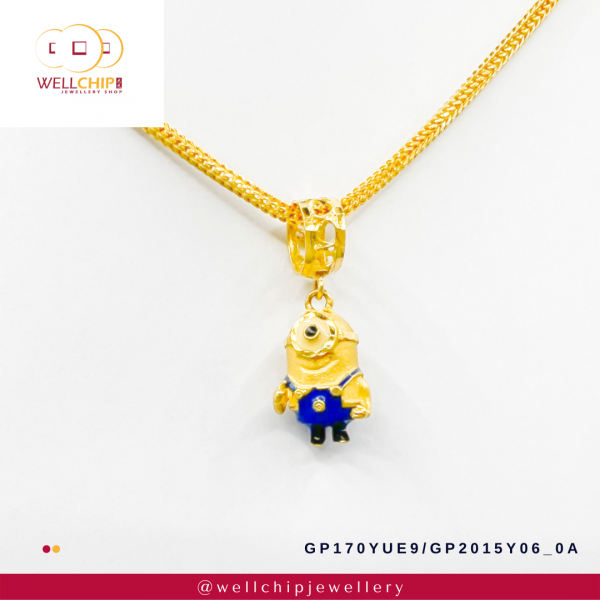 916 Gold Stone Pendant - GP2015Y06_0A