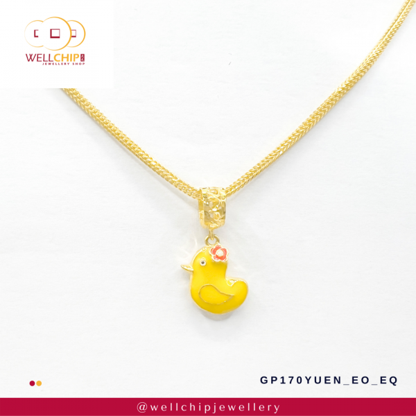 916 Gold Pendant - GP170YUEN_EO_EQ