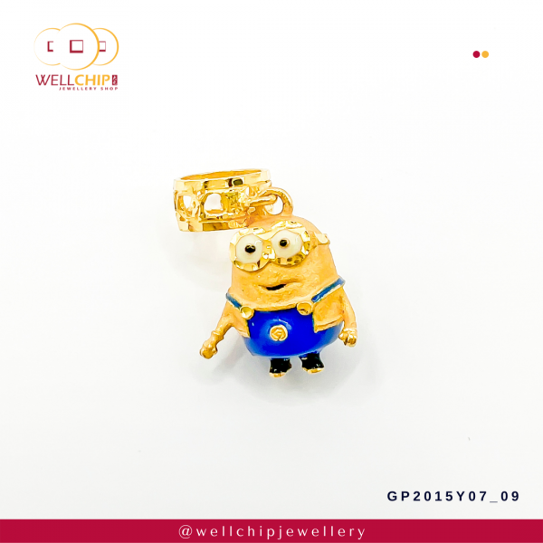 916 Gold Stone Pendant - GP2015Y07_09