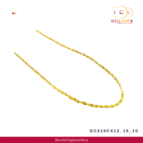 916 Gold Chain - GC210CX12_15_1C - 图片 2