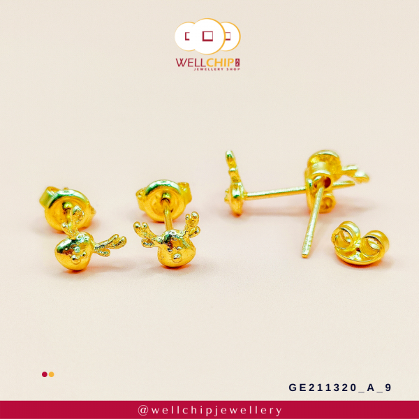 916 Gold Earstud - GE2113209_0A - 图片 2