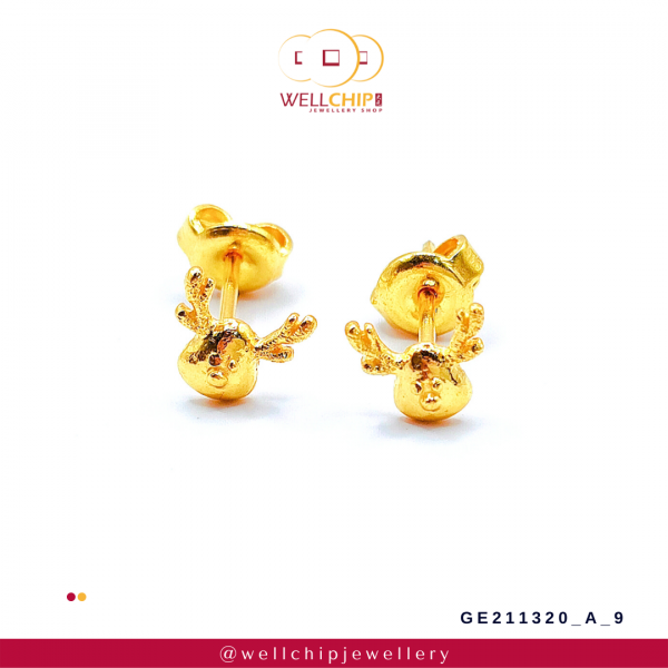 916 Gold Earstud - GE2113209_0A