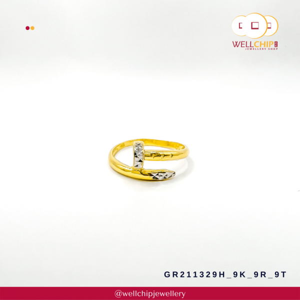 916 Gold Ring - GR211329H_9K_9R_9T - 图片 4