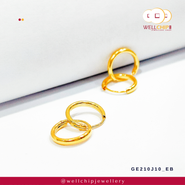 916 Gold Earring - GE2017001_0L_0J_0Q / GE210J105_06_07_0B_0E - 图片 2