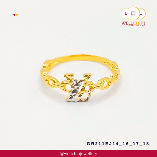 916 Gold Ring - GR211EJ14_16_17_18