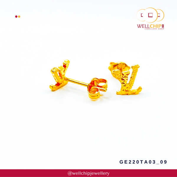 916 Gold Earstud - GE220TA03_09 - 图片 3