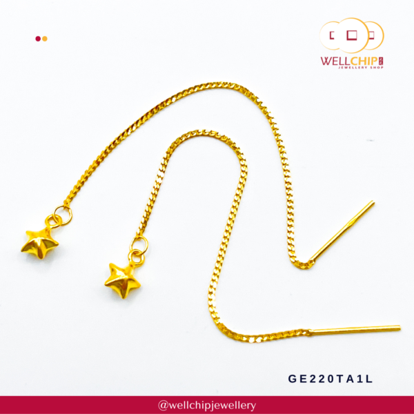 916 Gold Earring - GE220TA1L_YG0D