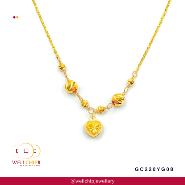 916 Gold Chain - GC220YG08 - 图片 3