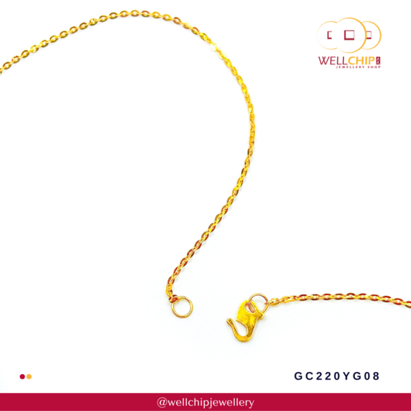 916 Gold Chain - GC220YG08 - 图片 5