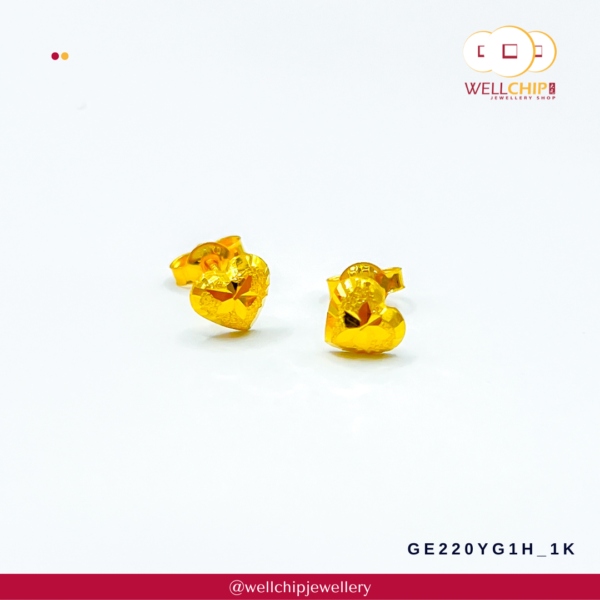 916 Gold Earstud - GE220YG1H_1K