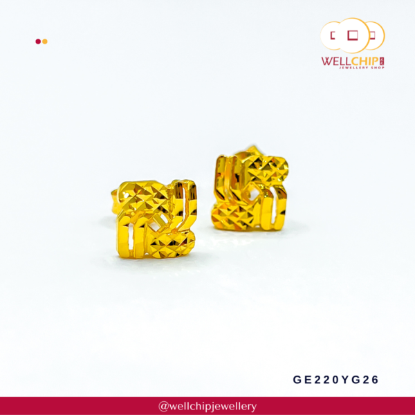 916 Gold Earstud - GE220YG26