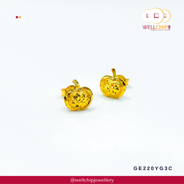 916 Gold Earstud - GE220YG3C