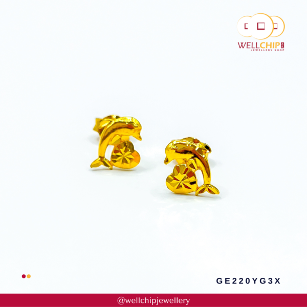 916 Gold Earstud - GE220YG3X