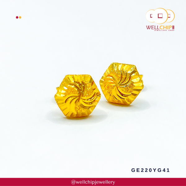 916 Gold Earstud - GE220YG41