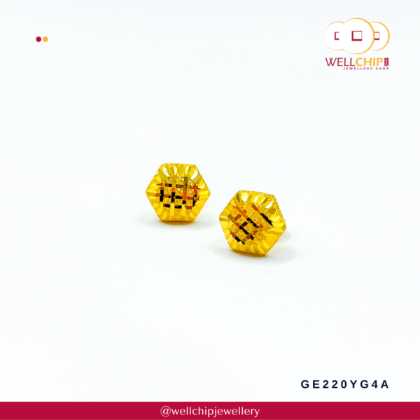 916 Gold Earstud - GE220YG4A