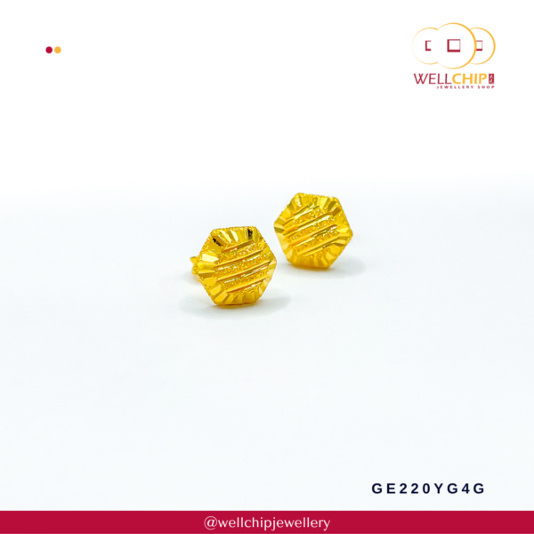 916 Gold Earstud - GE220YG4G