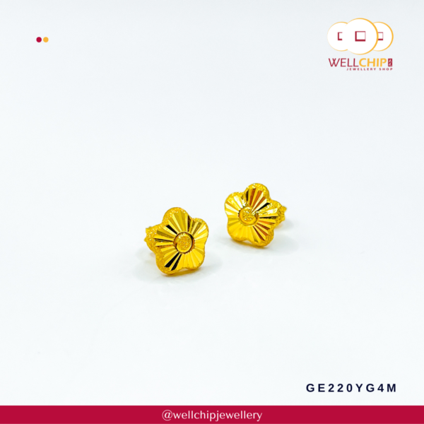 916 Gold Earstud - GE220YG4M