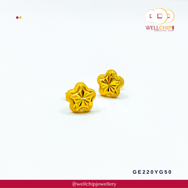 916 Gold Earstud - GE220YG50