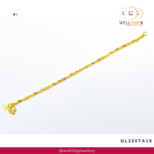 916 Gold Bracelet - GL220TA19