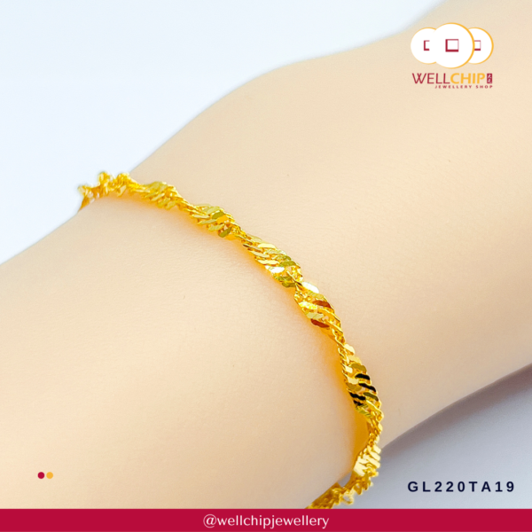 916 Gold Bracelet - GL220TA19 - 图片 3