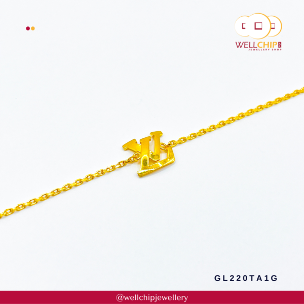 916 Gold Bracelet - GL220TA1G