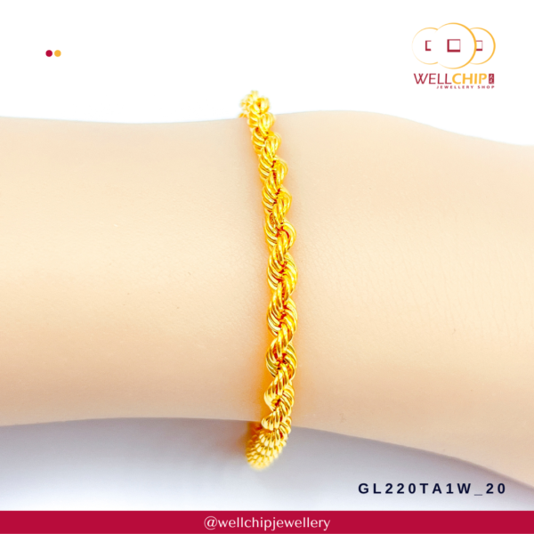 916 Gold Bracelet - GL220TA1W_20 - 图片 3