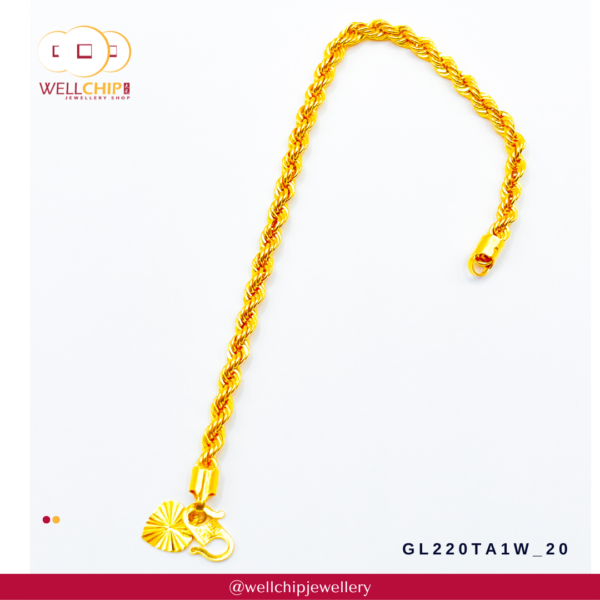 916 Gold Bracelet - GL220TA1W_20