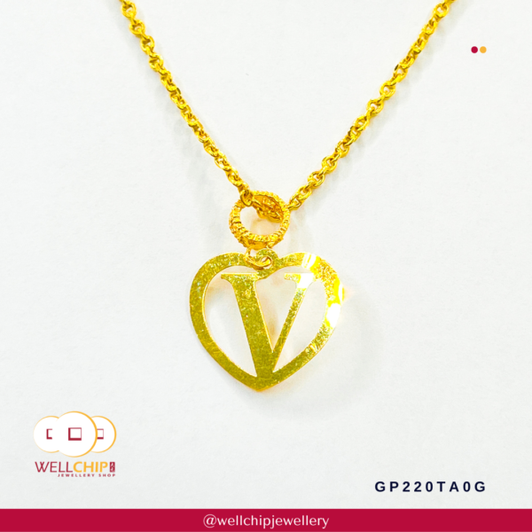 916 Gold Pendant - GP220TA0G_0N - 图片 4