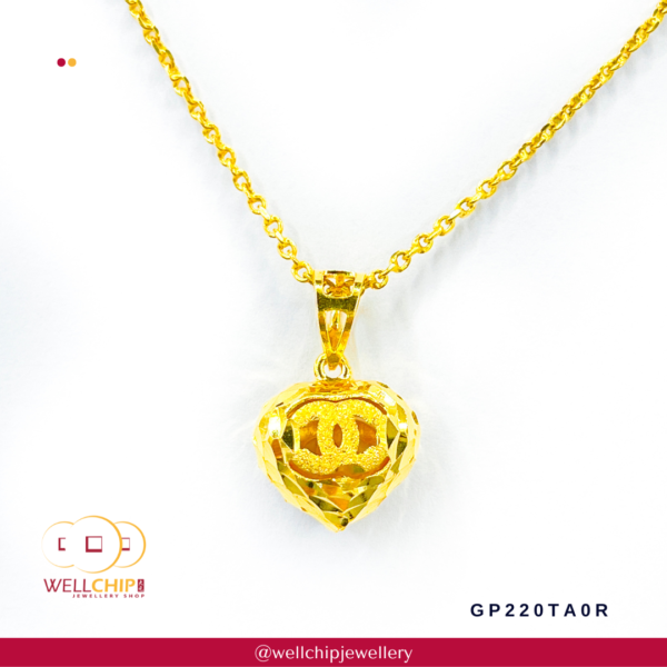 916 Gold Pendant - GP220TA0R - 图片 3