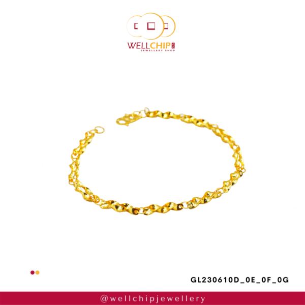 916 Gold Ladies Bracelet - GL230610D_0E_0F_0G