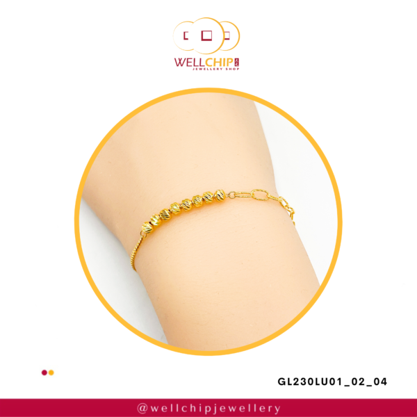 916 GOLD LADIES BRACELET - GL230LU01_02_04 - 图片 3