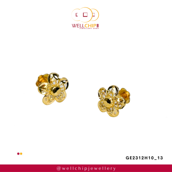 916 GOLD LADIES EARSTUD - GE2312H10_13