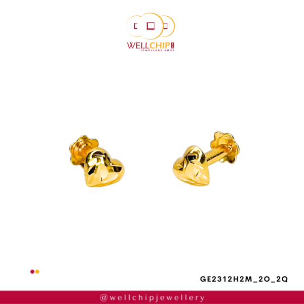 916 GOLD LADIES EARSTUD - GE2312H2M_2O_2Q