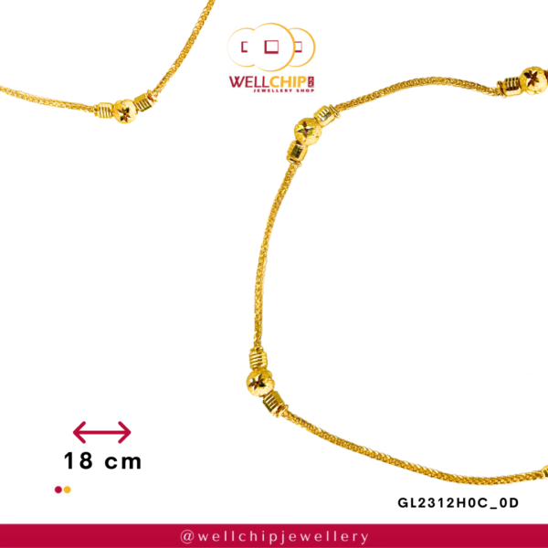 916 GOLD LADIES BRACELET - GL2312H0C_0D